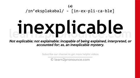 inexplicable synonym|what does inexplicable mean.